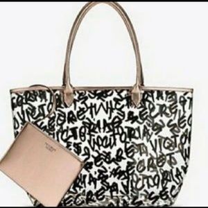 NWT VS Victoria Secret Graffiti Tote